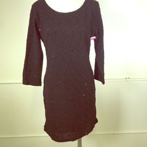 Papillon Bodycon 3/4 Sleeve Sweater Dress